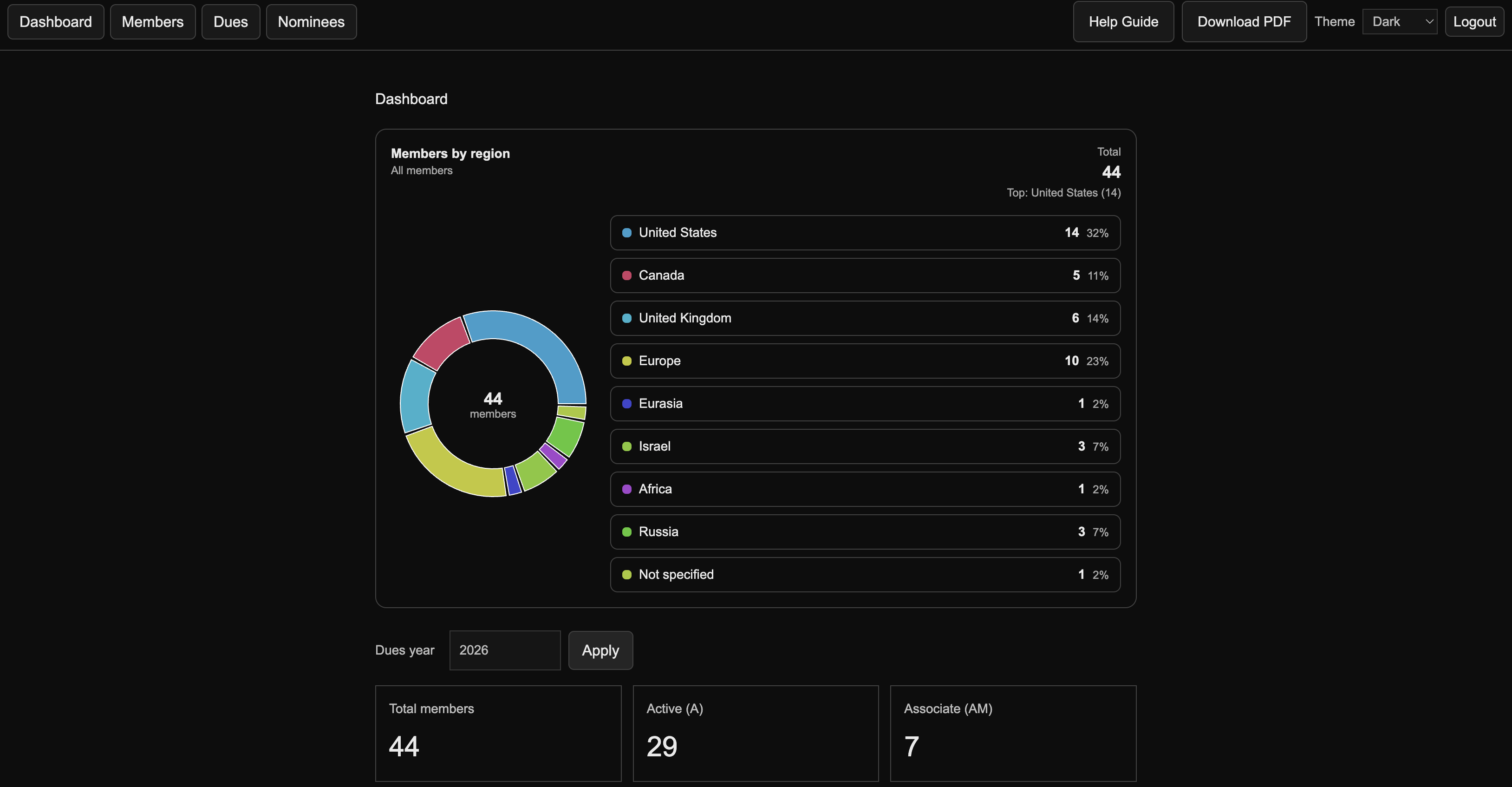 Membership and Enrollment Management App